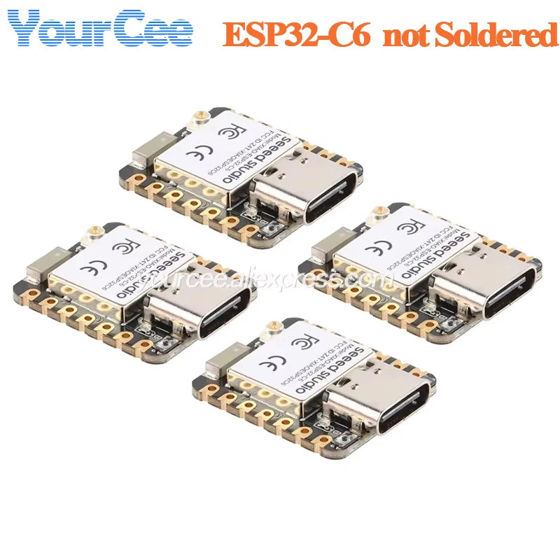 10pcs/1pc ESP32 Seeed Studio XIAO ESP32C6 ESP32C3 ESP32C5 WiFi 6+Bluetooth-compatible Ble 5 Zigbee Matter Wifi Development Board
