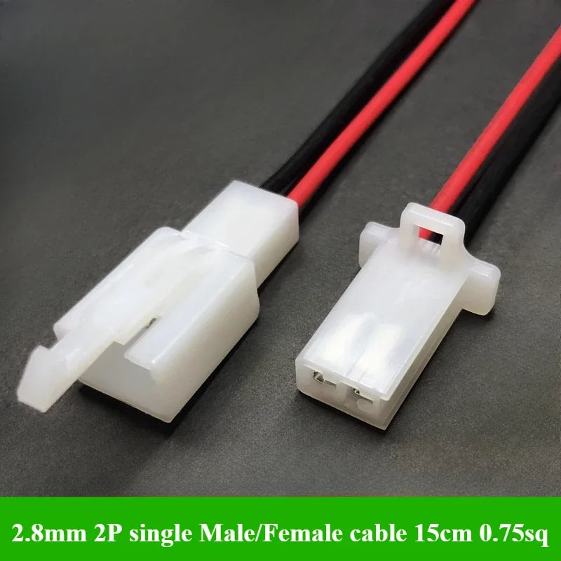 2.8mm 2/3/4/6/9 pin Automotive Quick connection Electrical wire connector Male Female cable terminal plug Kits Motorcycle