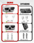 Multifunctional 50A Anderson Style Plug Connector DC Power Accessory For Car RV Solar Panel Battery Charger Power Tool