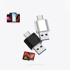 USB 2.0 Type C Card Reader SD TF MicroSD Card Reader Type C OTG Adapter For Huawei Xiaomi Android Phone PC