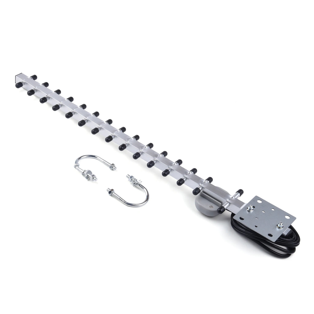 US 25dBi High Gain Dual-Band 4G/2.4G WiFi Yagi Antenna Compatible with RP-SMA/SMA Male Connectors Weatherproof with Cable