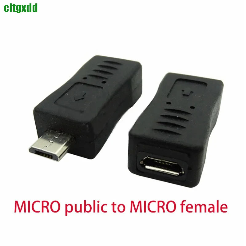 Cltgxdd USB 2.0 Adapter Mini 5P to A Male Female Micro to USB Android Data Side T Port Converter Selector Connector