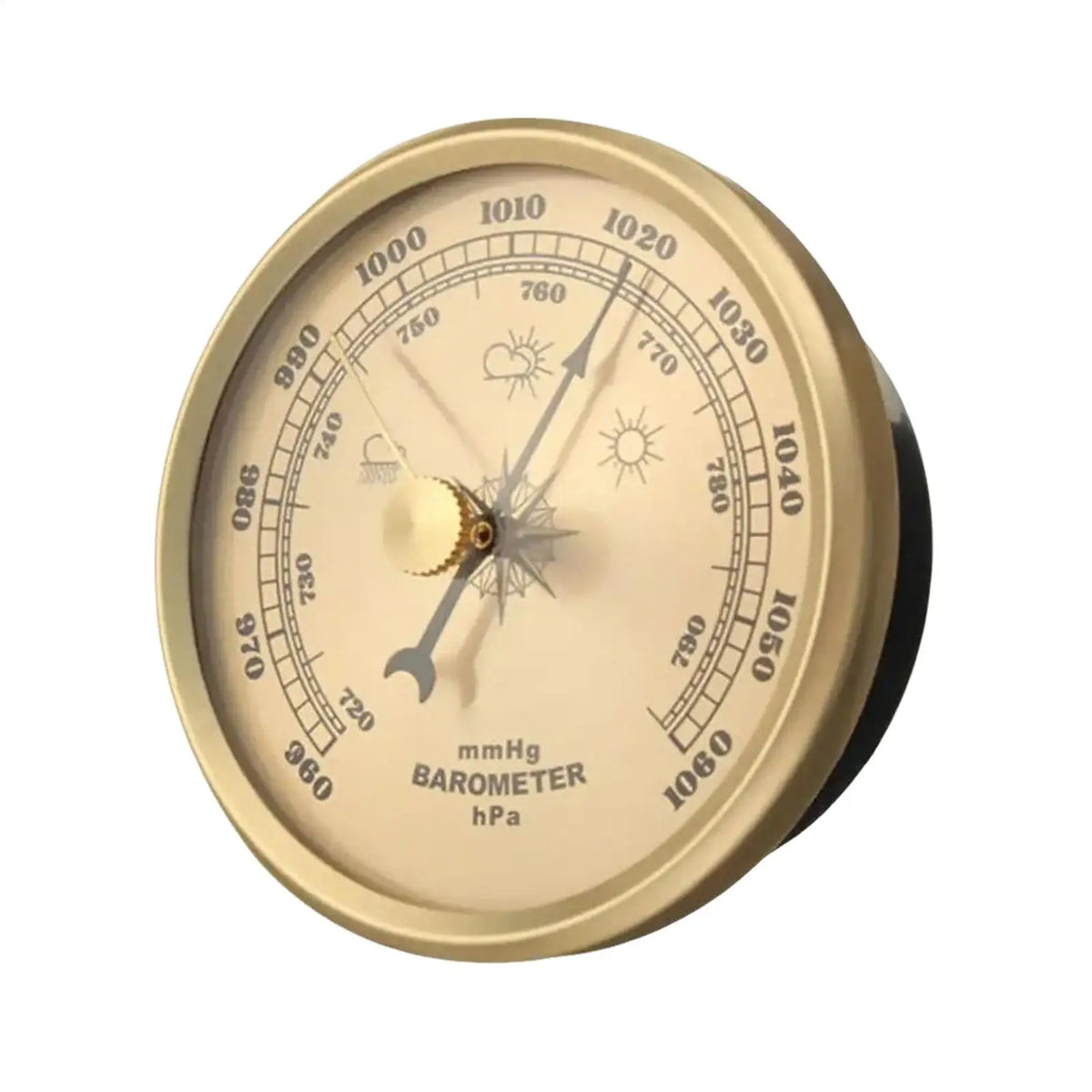 Aluminum Alloy Barometer Thermometer Hygrometer Gauge Tester Temperature Humidity Meter Precision Mechanical Home Office