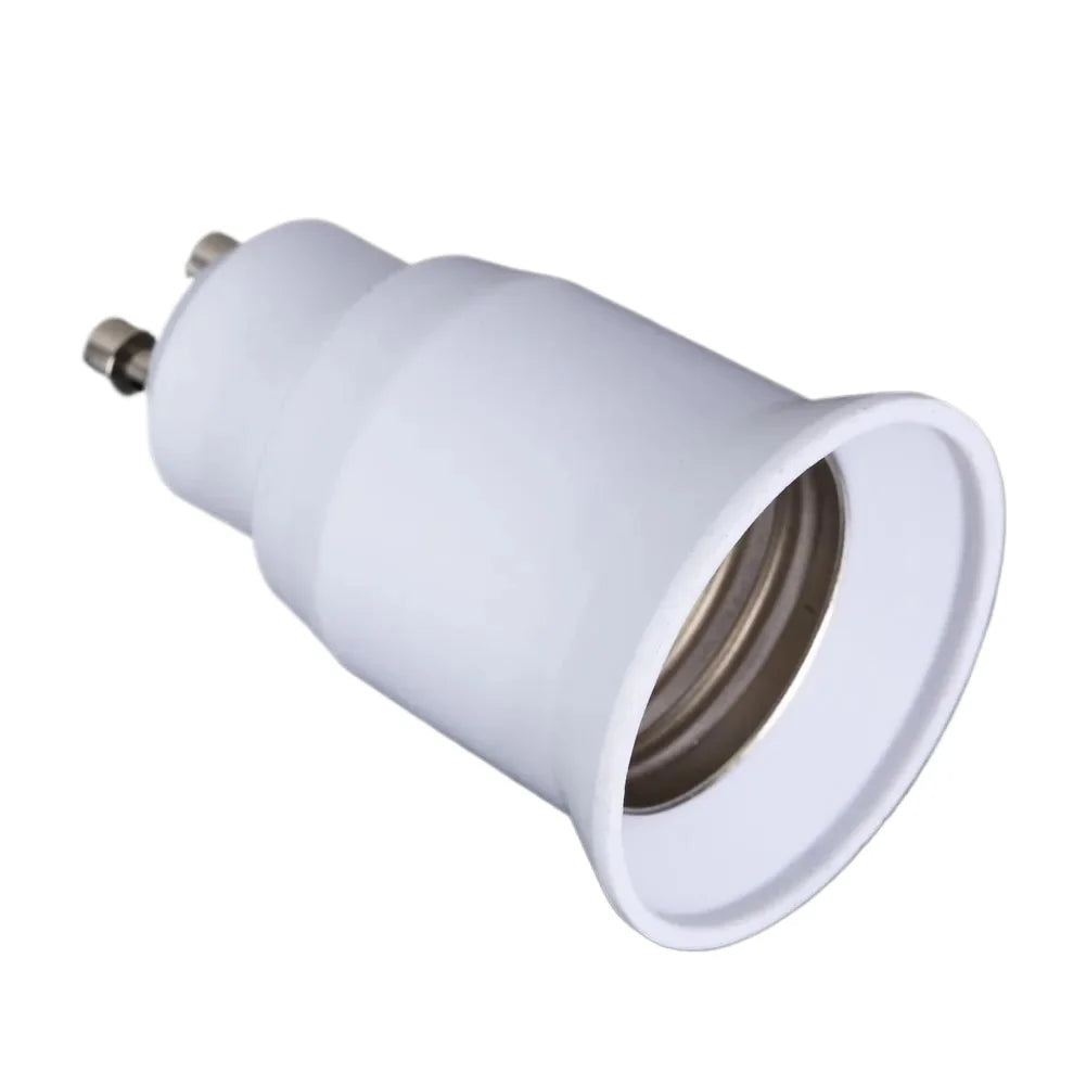 20pcsGU10 to E27 LED Light Bulb Adapter Lamp Holder Converter Socket Light Bulb Lamp Holder Adapter Plug Heat-resistant material