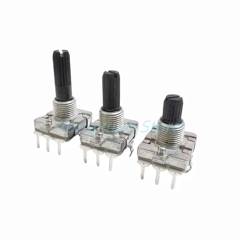 1pc EC16 Rotary Encoder 24 Position Pulse Digital Rotary 3Pin Amplifier Volume Switch Induction Cooker Switch 15/20MM Half Shaft