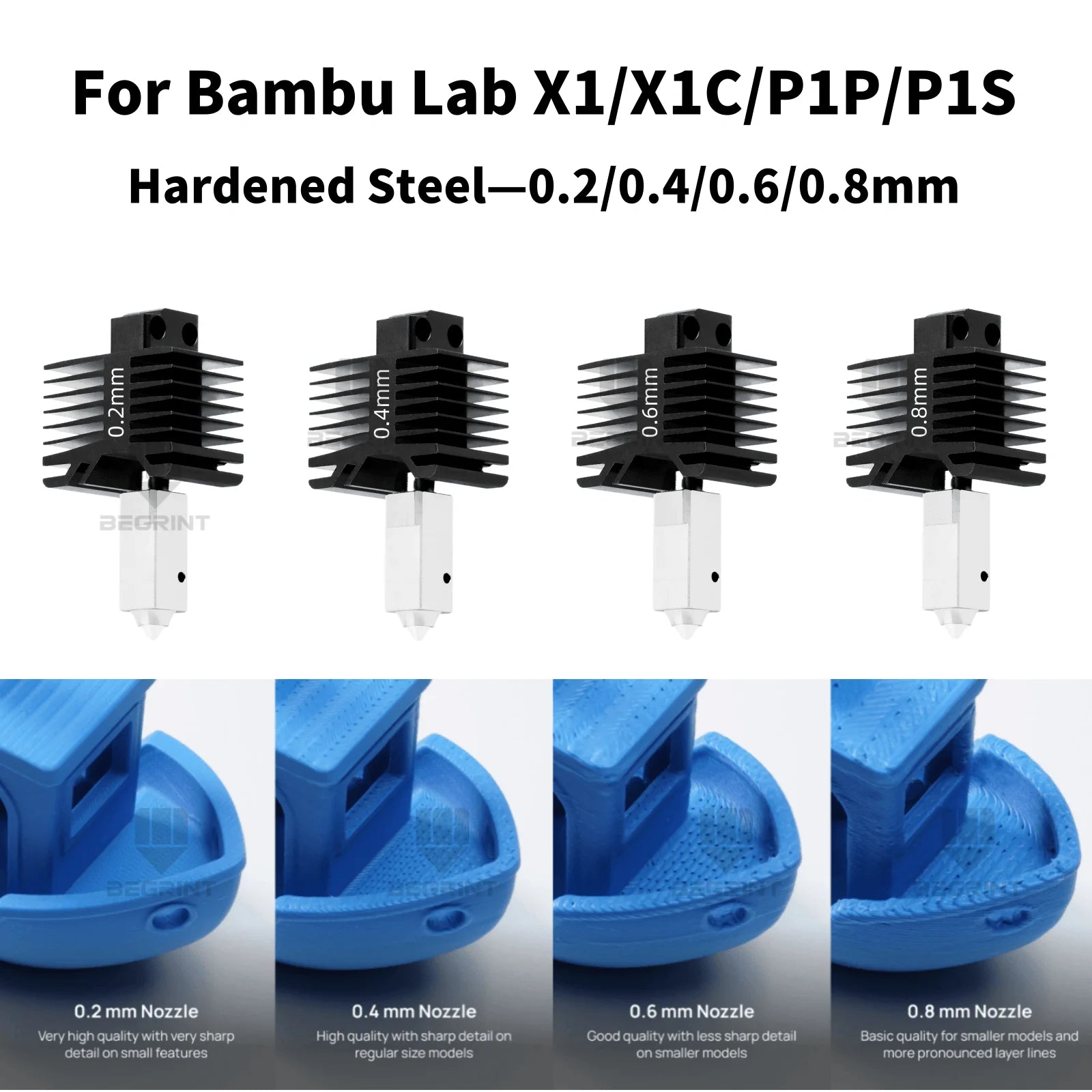 NEW Hotend Kit For Bambu Lab X1 P1 Hot end Print Head With Thermistor Ceramic heater bambu lab X1C P1P P1S 3D Printer HOTEND