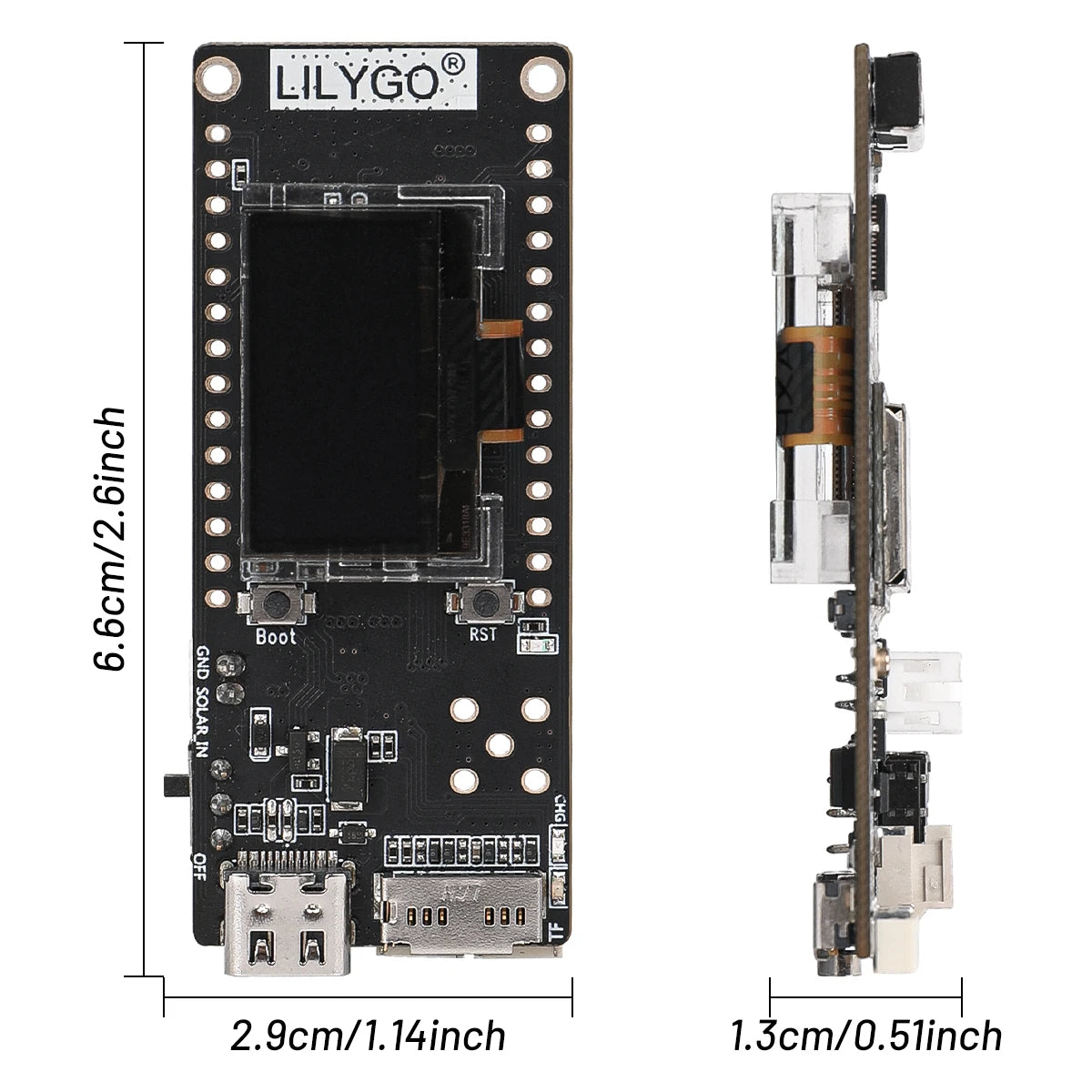 LILYGO T3S3 V1.3 ESP32-S3 LoRa Meshtastic SX1262 Dev Board LoRa 2.4G Module 433/868/915MHz WiFi Bluetooth Wireless GPS