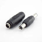 5.5*2.1mm / 5.5x2.1 Mm DC Double Male to Male Power Socket Connector CCTV Female to Female Panel Mounting Jack Adaptor