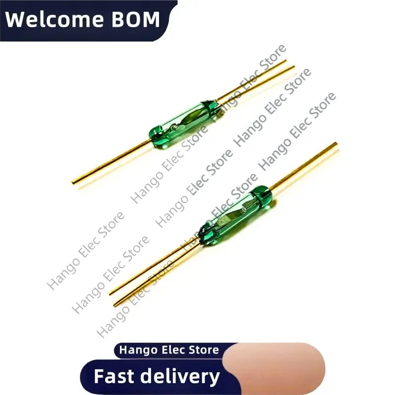 5PCS/Lot  MKC17103 4*18MM 1A 127V Normally open/Normally closed NO/NC conversion magnetic sensor High-power reed dryer