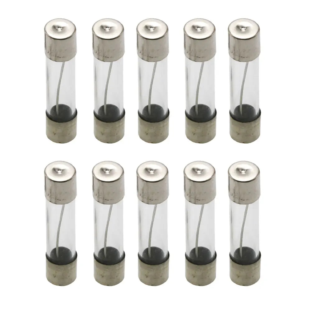 10Pcs/100Pcs 5*20mm 6*30mm Fast Blow Glass Tube Fuses 5x20 6x30 250V 0.1 0.5 1 2 3 3.15 4 5 6 7 8 10 12 15 20 25 30A AMP Fuse