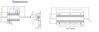 RX24 100W 50W Watt Power Metal Shell Aluminium Gold Resistor 1R 2R 3R 4R 5R 6R 8R 10R 15R 20R 30R 40R 100R 200R 220R Resistance
