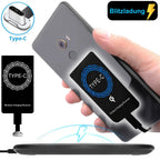 Universal Android Qi Wireless Charging Receiver Type C Induction Patch Wireless Charger Receiving Patch For Micro USB Smartphone