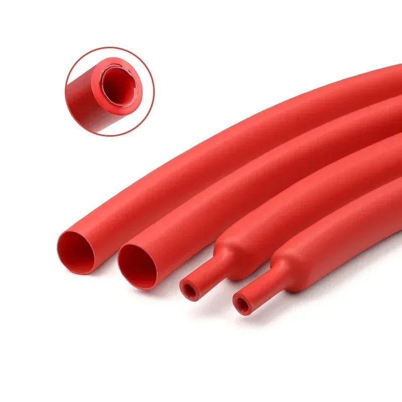 2M 11 Colors 3:1 with Glue Heat Shrink Tube 1.6mm ~ 50mm Dual Wall Adhesive Lined Polyolefin Shrinkage Wire Cable Protect Sleeve