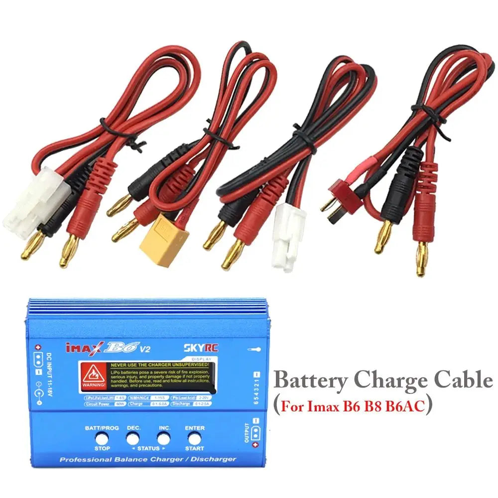 Digital Imax B6 80W Balance Charger T/Tamiya/XT60 Plug  For RC Lipo NiMH NiCd Li-ion Battery