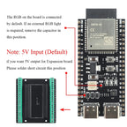 ESP32-S3 Development Board with Expansion Adapter Kit 2.4G Wifi BT Module MCU ESP32-S3WROOM1 N16R8 44Pin Type-C ESP32S3