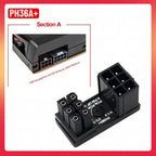 Power Adapter Board 8 Pin GPU Power Connector 6 Pin GPU PCIe 180 Degree Angle for PC Computer Graphics Card