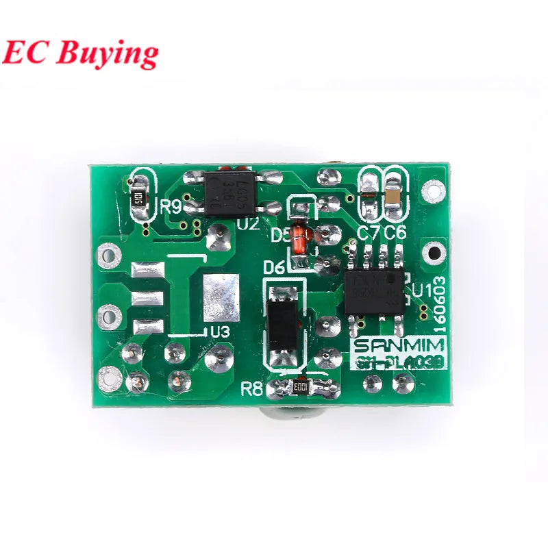 10Pcs/1pc AC-DC 5V 700mA 12V 300mA 3W 3.5W Isolated Switch Power Supply Module Buck Converter Step Down Board 220V Turn 5V/12V
