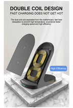 Fast 10W 15W Wireless Charger Stand for iPhone 15 14 13 12 11Pro Samsung Galaxy S24 S23 S22 S21 Note Redmi Charging Dock Station
