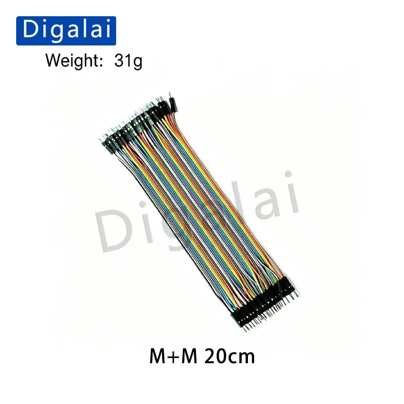 Dupont Wire Jumper Cable M+M F+F M+F 10CM 15CM 20CM 30CM 40CM Breadboard Connecting Wire For Arduino DIY Project