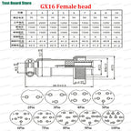 5 Sets/lot GX12 GX16 GX20 2P 3P 4P 5P 6 7P 8P 9 10 12 Pin Male Female Docking Aviation Plug Socket Waterproof Circular Connector