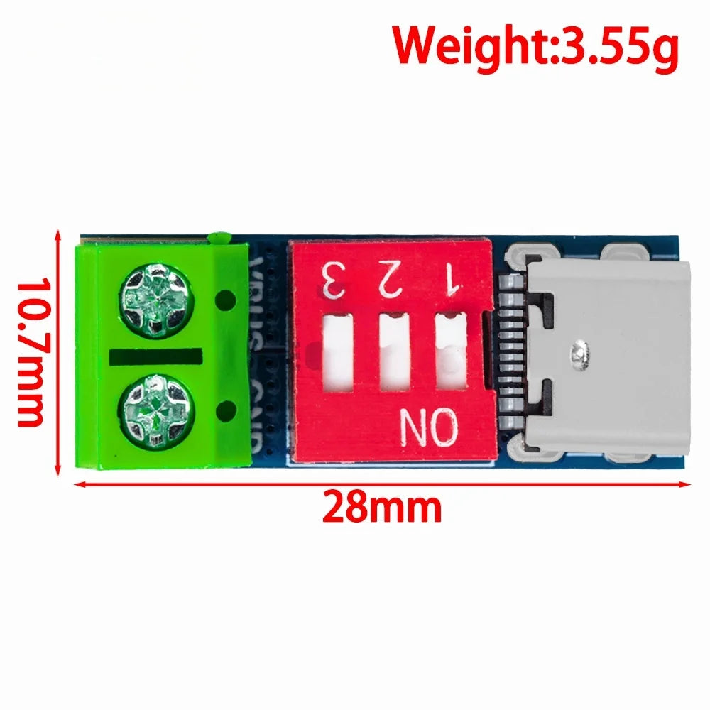 LAOBEI 1~10PCS USB-C PD Trigger Board Module PD/QC Decoy Fast Charge USB Type-c to 12v High Speed Charger Power Delivery Boost