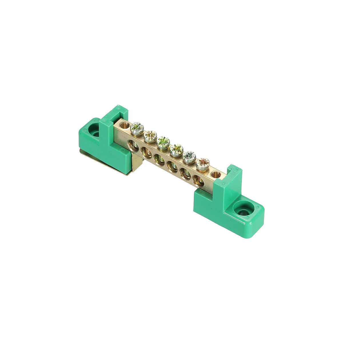 1/2/4Pcs Terminal Ground Bar Screw Block Barrier Brass 4/6/8/10/12 Positions Distribution Terminals Ground Brass Block Connector