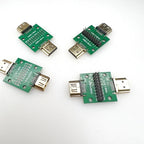 1PCS HDMI A Male to Male Test Board with PCB Board Transfer A Type Male to Female Base Mutual Conversion Circuit Board Fixture