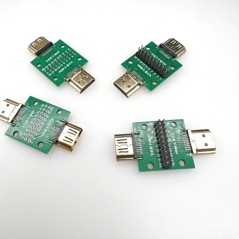 1PCS HDMI A Male to Male Test Board with PCB Board Transfer A Type Male to Female Base Mutual Conversion Circuit Board Fixture
