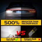 2Pcs Super T10 W5W Led Car Light Nichia 3030 Emc Chips Non-polarity Lamp Bulb Auto Dome License Plate Lighting White DC12-50V