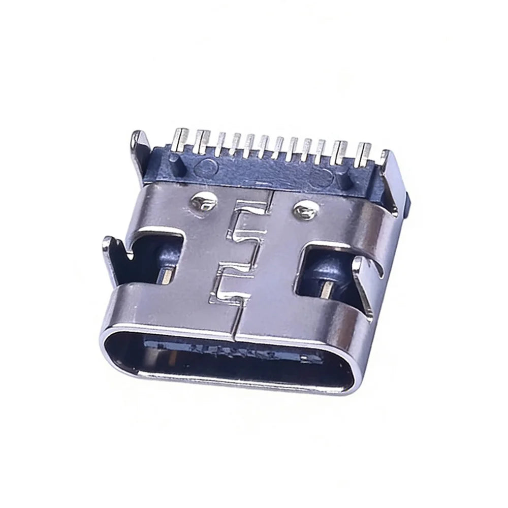 5/10pcs USB Female Socket 3.1 TYPE-C 12PIN Single Row SMT Four Pin Plug-in Board Type-C Double-Sided Plug