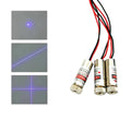 3pcs 405nm 20mW Dot/Line/Cross Focusable Violet/Blue Laser Diode Module 12x35mm Woodwork Locator