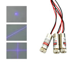 3pcs 405nm 20mW Dot/Line/Cross Focusable Violet/Blue Laser Diode Module 12x35mm Woodwork Locator
