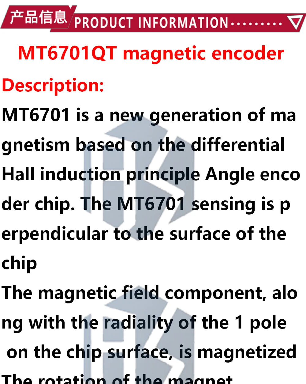 MT6701QT Magnetic Encoder Magnetic Induction Angle Measurement Sensor Module 4 Communication Interface Replaces The AS5600