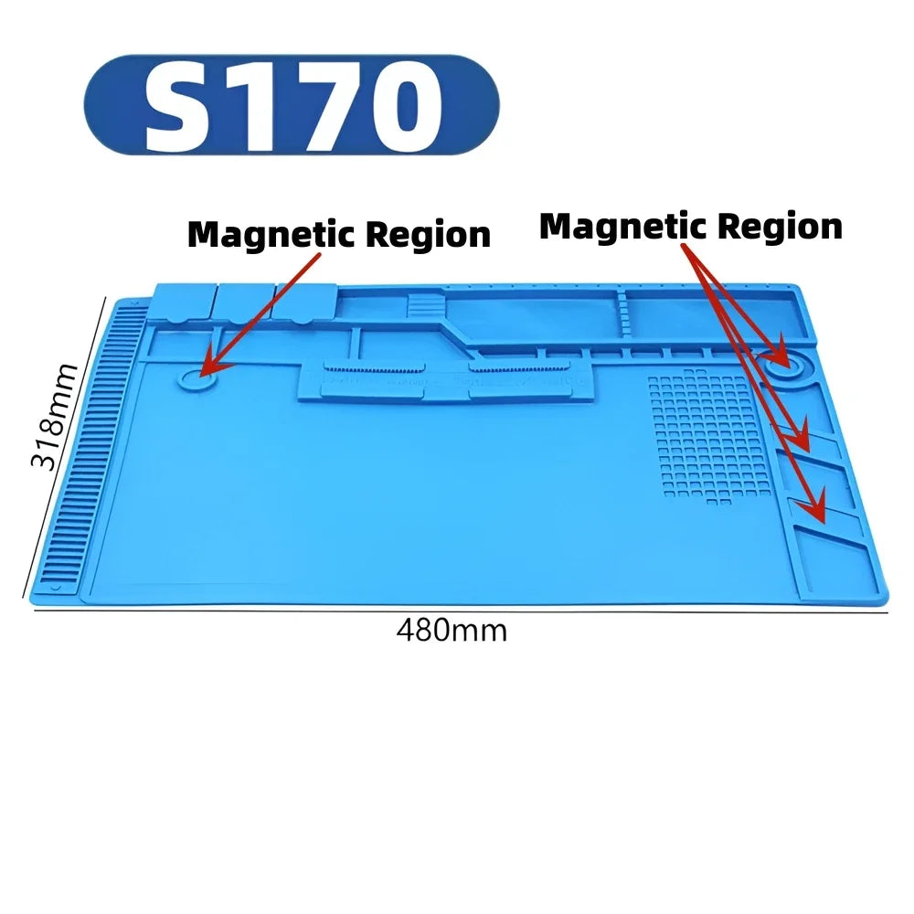 Repair Pad ESD Insulation Soldering Mat Heat Resistant Soldering Station Silicon Work Pad Phone Repair Tool Kit Desk Platform