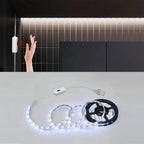 Induction handheld LED light strip 60 lamp beads/meter USB 5V 2835 white light/warm light strip for bedroom home kitchen wardrob
