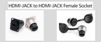 1pc Metal Round/D Type Module RJ45 CAT6&USB 2.0/3.0&Type C&HDMI-Jack Socket Through Network Panel Mounting Electronic Connector