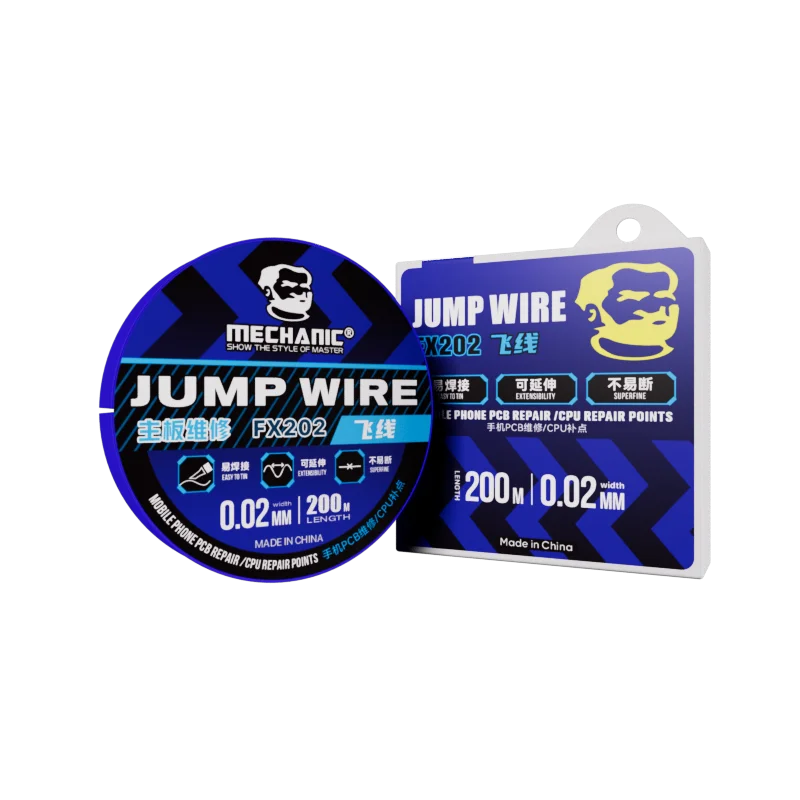 MECHANIC FX105 Ultrafine Insulated Jump Wire for Mobile Phone Motherboard CPU PCB FPC Fast Tinning No Resistance Repair Fly Line