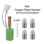 Full Metal Hotend For kobra s1 hotend upgraded 200k Thermistor 2.0 Version Hotend For Kobra S1/S1 Combo 0.2/0.25/0.4/0.6/0.8mm