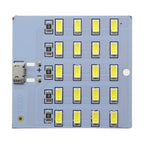 Mirco USB 5730 LED Lighting Panel USB Mobile Light Emergency Light Night Light White 5730 SMD 5V 430ma~470ma DIY Desk Lamp