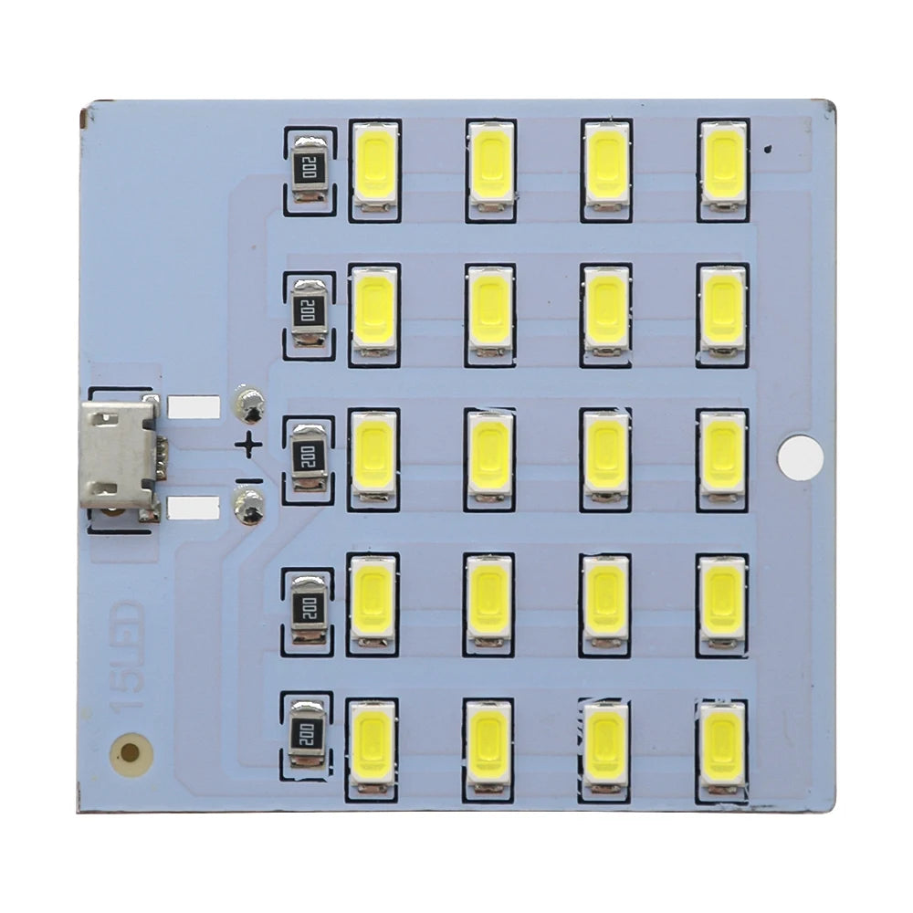 Mirco USB 5730 LED Lighting Panel USB Mobile Light Emergency Light Night Light White 5730 SMD 5V 430ma~470ma DIY Desk Lamp