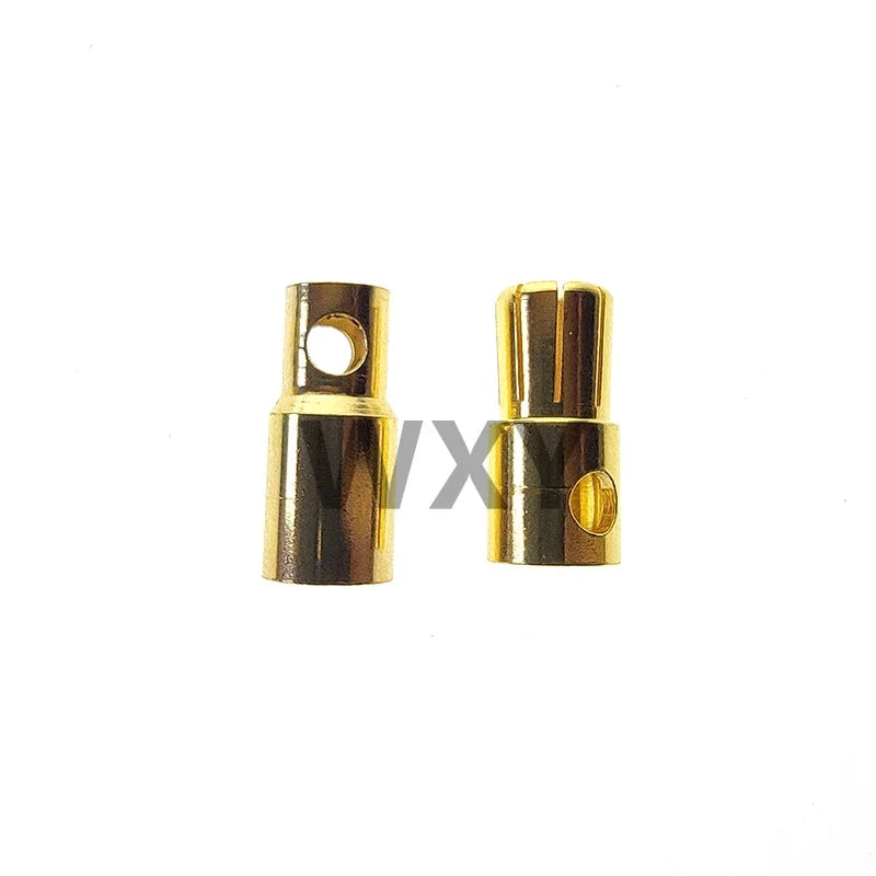 5/10Pairs 2MM 3MM 3.5MM 4MM 5mm 5.5mm 6mm 8mm Gold Plated Male Female Bullet Banana Plug Connector For ESC Battery Motor