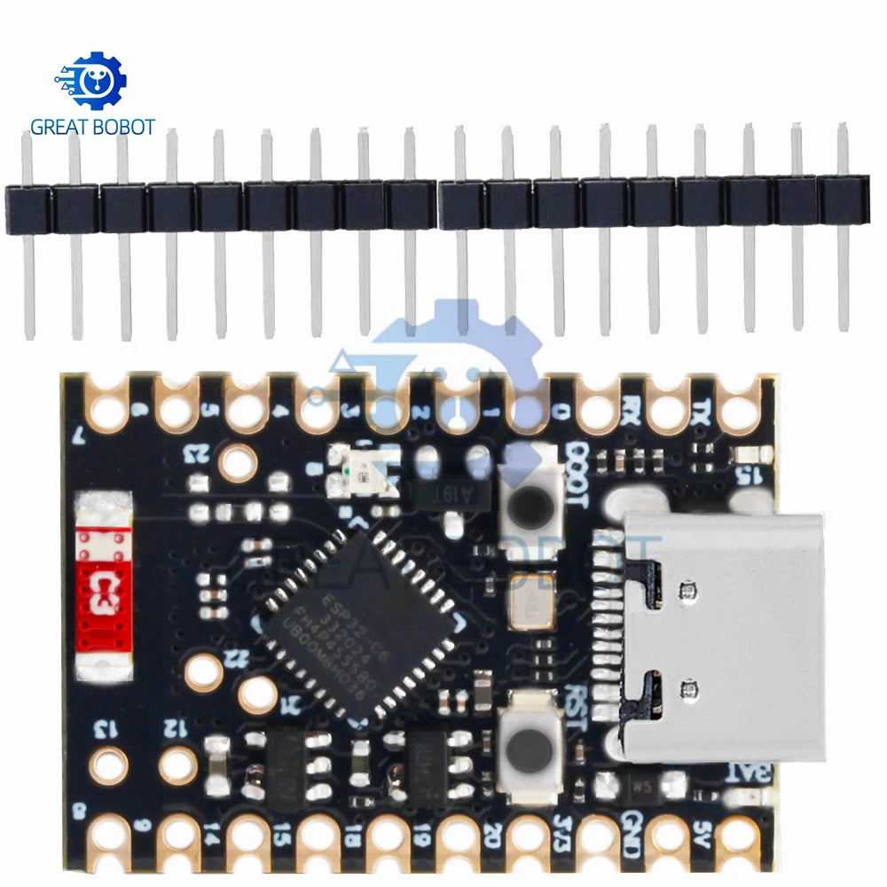 1~10PCS ESP32-C6 SuperMini Development Board Microcontroller Programming Learning Controller Core Board