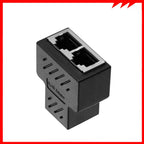 3 In 1 RJ45 Splitter LAN Ethernet Network RJ45 Connector Extender Adapter Cable for Networking Extension 1 Male To 2/3 Female