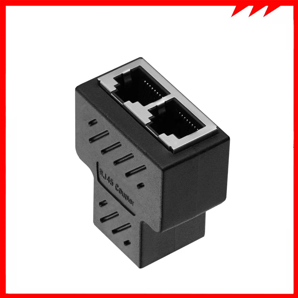 3 In 1 RJ45 Splitter LAN Ethernet Network RJ45 Connector Extender Adapter Cable for Networking Extension 1 Male To 2/3 Female