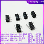 5-100PCS D2F-01F L L2 L3 01L 01 5L L-D3 01FL-T D D2F-F-3-7 A1 Snap Action Switch 3A 125VAC 30VDC Microswitch for Omron mouse