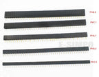 10PCS 2.54mm 1X40P Female Header Single Row Straight 0.1" Pitch 40 Pin 3.5mm 5mm 5.7mm 7.1mm 8.5mm Plastic height optional