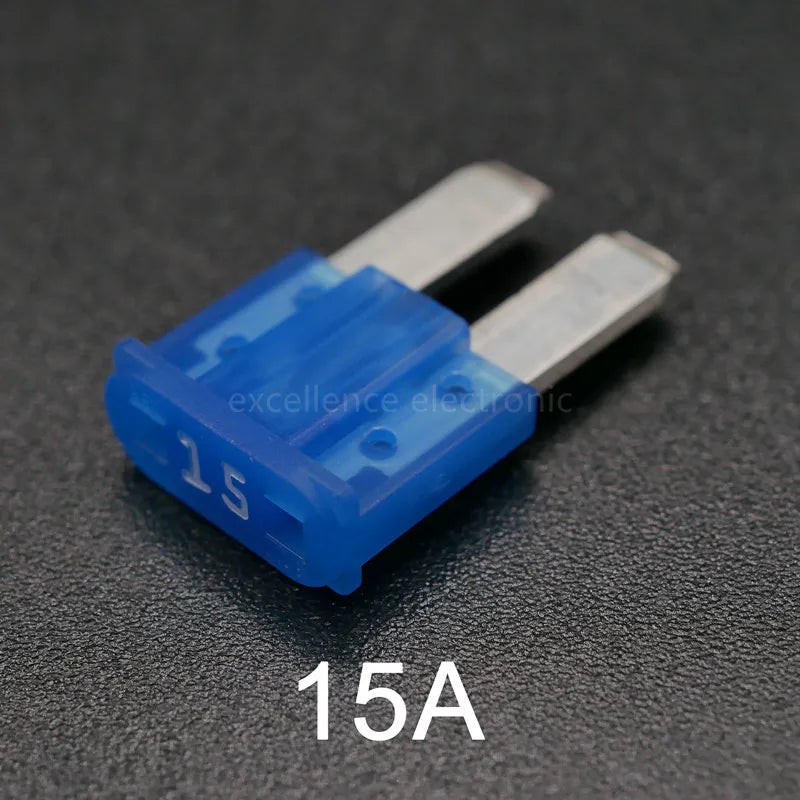 35/70/105pcs Mini M2 Car Fuse Long Foot Insert 5A 7.5A 10A 15A 20A 25A 30A with Puller Tool for Car Boat Truck SUV Automotive