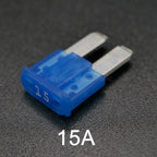 35/70/105pcs Mini M2 Car Fuse Long Foot Insert 5A 7.5A 10A 15A 20A 25A 30A with Puller Tool for Car Boat Truck SUV Automotive