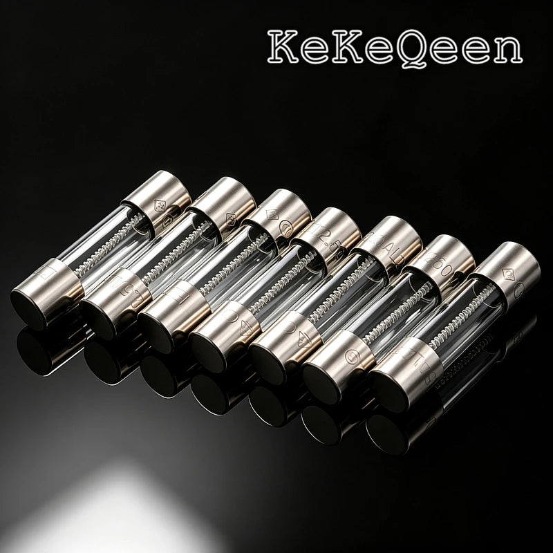 20Pcs/Lot 5*20MM T630mA Slow Blow Glass Fuse 250V T0.63A 5X20mm