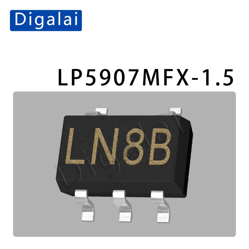 LP5907MFX-3.3 -3.0 -1.8 -1.5 -2.5 -2.8 -2.85 -4.5 -1.2 LDO Regulator SOT23-5 Digalai